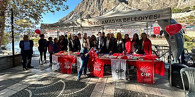 CHP Kadın Kollarından Bayrak ve Kitap Dağıtımı