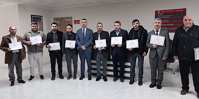 Din Görevlileri Belgelerini Aldı