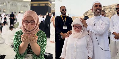 Down Sendromlu Hüma’nın Umre Hayali Gerçek Oldu