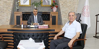 Eski Müdür Eliaçık, Yeni Müdür Katipoğlu’nu Ziyaret Etti