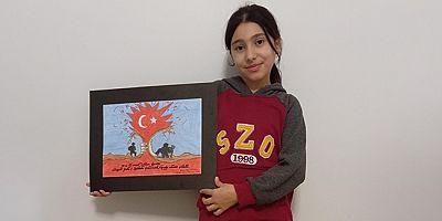 Eslem Nur’un Resimde Cumhuriyet, Kalbinde Vatan Sevgisi