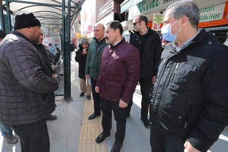 Esnaf Ve Vatandaşların Talep, Önerilerini Dinledi