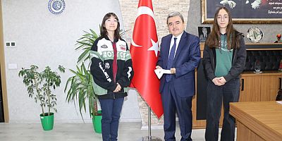 Finalden Önce Müdür Türkmen’e Ziyaret