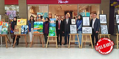 Gençlerin Eserleri  Sanatseverleri Bekliyor