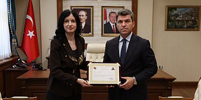Görev Süresi Dolan Kaymakamdan Vali Bakan’a Ziyaret