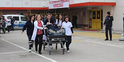 Hastanede Tatbikat Gerçeğini Aratmadı