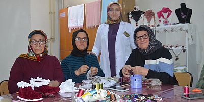 İğne Oyasında Büyük  Başarı Gösteriyorlar