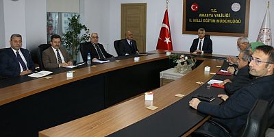 İl Millî Eğitim Müdürlüğü'nde Eğitim Değerlendirmesi Yapıldı