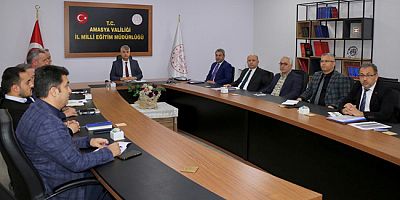 İl Millî Eğitim Müdürlüğünde Haftalık Eğitim Toplantısı