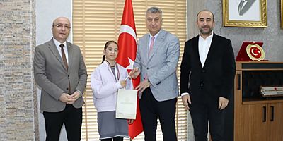 İl Müdürü Katipoğlu, Genç Yazar Ahseni Makamında Kabul Etti