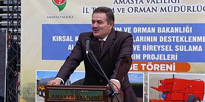 İpek: “Amasya, Türkiye’nin En Bilinçli Tarım Üreticilerine Sahip”