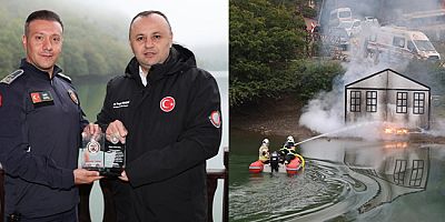 İtfaiyeden Gerçeğini  Aratmayan Tatbikat
