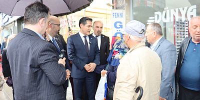 İYİ Parti’li Kavuncu Amasya’da Esnaf ve Vatandaşları Dinledi