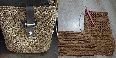 Kadınların Yeni Örgü Akımı; Evde Örülen Kâğıt İp Çantalar