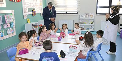 Katipoğlu, Mihri Hatun Anaokulunda Minik Öğrencilerle Buluştu