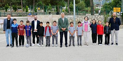 Katipoğlu’ndan Büyük Kızılca İlk-Ortaokuluna Ziyaret