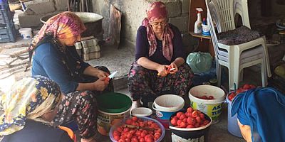 Kışlık Menemen İçin Tencereler Kaynamaya Başladı