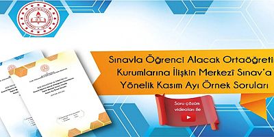 LGS Örnek Soruları İlk Kez Videolu Çözümleriyle Yayında