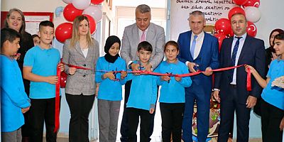 Mehmetçik İlk-Ortaokulu’nda “Geri Dönüşüm Kütüphanesi” Açıldı