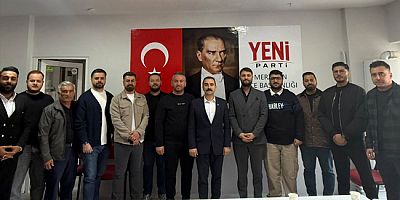 Merzifon Gençlerinden Yeni Parti İlçe Başkanına Fidanlı Ziyaret