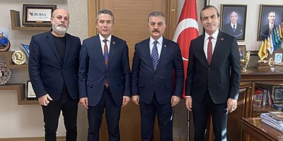 MHP Amasya İl Başkanı Akgül ve Yönetimi, Genel Merkez Yöneticilerini Ziyaret Etti