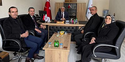 MHP Amasya İl Başkanlığı’ndan Gar Müdürü Boz’a Ziyaret