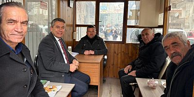 MHP Amasya İl Teşkilatı’ndan Hacı İlyas Mahallesi Muhtarı’na Ziyaret