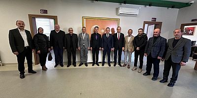 MHP heyeti, Taşova Kaymakamı Kartal’ı Ziyaret Etti