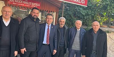 MHP İl Başkanlığından Dere Mahallesi Muhtarlığına Ziyaret