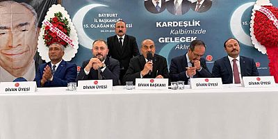 MHP MYK Üyesi Şuayip Ak, Bayburt Kongresinde Görev Aldı