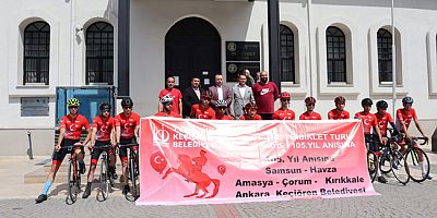 Millî Mücadele’nin 105. Yılında  Amasya’dan 13 Bisikletli Geçti