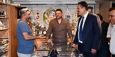 Milletvekili Haluk İpek’ten Teşup Sanat Galerisi’ne Ziyaret