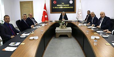 Milli Eğitim Müdürleri Ortak Sınavlar İçin Toplantıda Buluştu