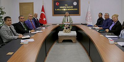 Milli Eğitim Müdürlüğünde Haftalık  Değerlendirme Toplantısı Yapıldı