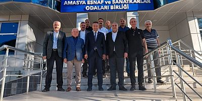 Milliyetçi Hareket Partisi’nden  Esnaf Odasına Ahilik Haftası Ziyareti