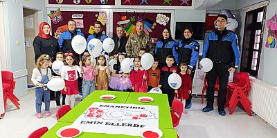 Minik Defne’den Anlamlı Davet,  Emniyet Müdüründen Sıcak Ziyaret