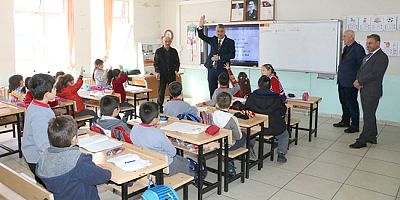 Müdür Katipoğlu, Aydınca Okullarını Ziyaret Etti