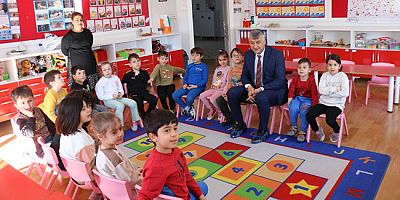 Müdür Katipoğlu Miniklerin Sınıf İçi Etkinliğine Katıldı