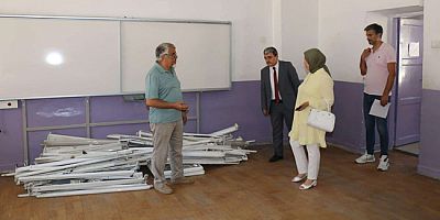 Müdür Türkmen Devam Eden Çalışmaları İnceledi