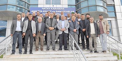 Muhtarlardan, Esnaf ve Sanatkârlar  Odaları Birliği Başkanı Köse’ye Ziyaret