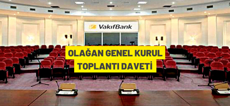 Olağan Genel Kurul Toplantısına Davet