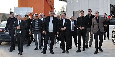 Organize Sanayi Bölgesi’nde Faaliyet Gösteren Üretim Tesisini Ziyaret Ettiler