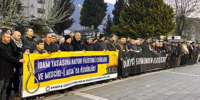 Özgürlük ve Sumud Filosu İçin  Amasya'da Dualar Yükseldi