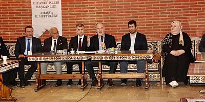 Prof. Dr. Nihat Dalgın Amasya’da Söyleşi Gerçekleştirdi