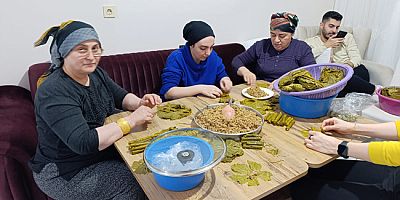 Ramazan Yaklaşıyor, Amasya’da Sarmalar Sarılıyor
