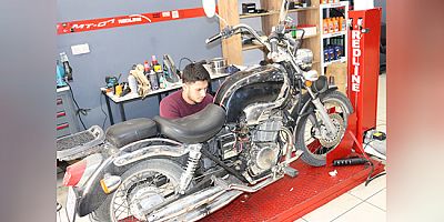 Redline Motosiklet’te Tamir, Yedek Parça ve Aksesuar Hizmeti