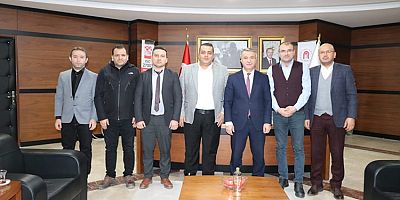 Rektör Elmacı’ya Makamında Ziyaret