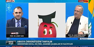 Rektör Turabi, AKİT TV’ye Canlı Yayın Konuğu Oldu