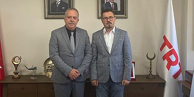 Rektör Turabi’den TRT Genel Müdür Yardımcısı Eroğlu’na Ziyaret