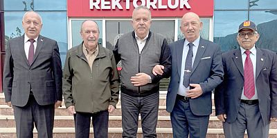 Rektör Turabi’ye Muharip Gazilerden Ziyaret